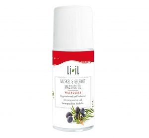 Abbildung des Li-iL Muskel & Gelenke Massageoels Wacholder