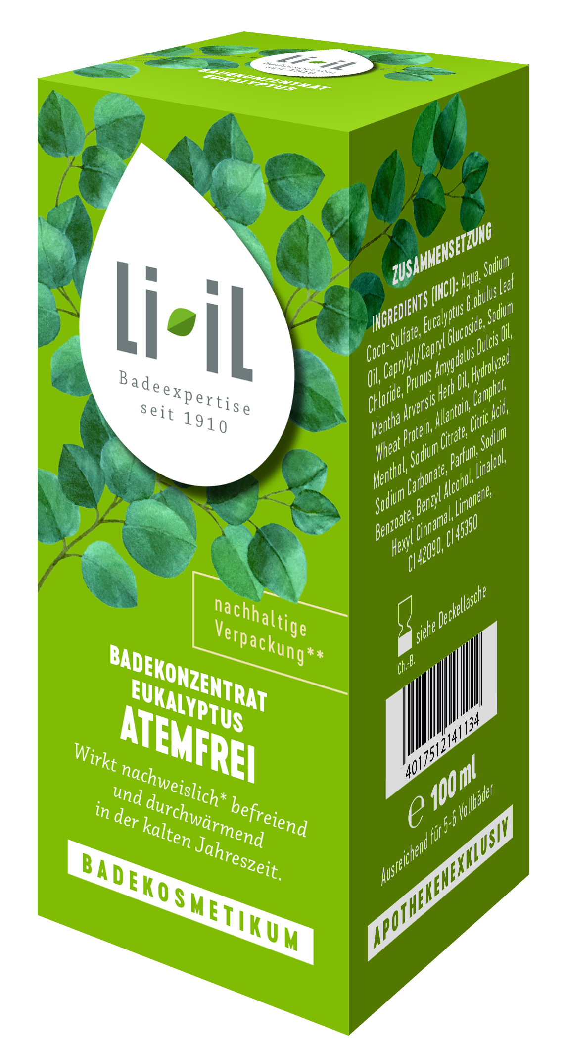 Li-iL Badekonzentrat Eukalyptus Atemfrei 100ml