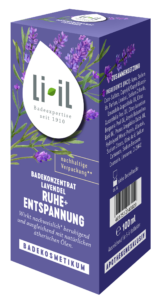 Abbildung des Li-iL Badekonzentrats Ruhe + Entspannung mit Lavendel