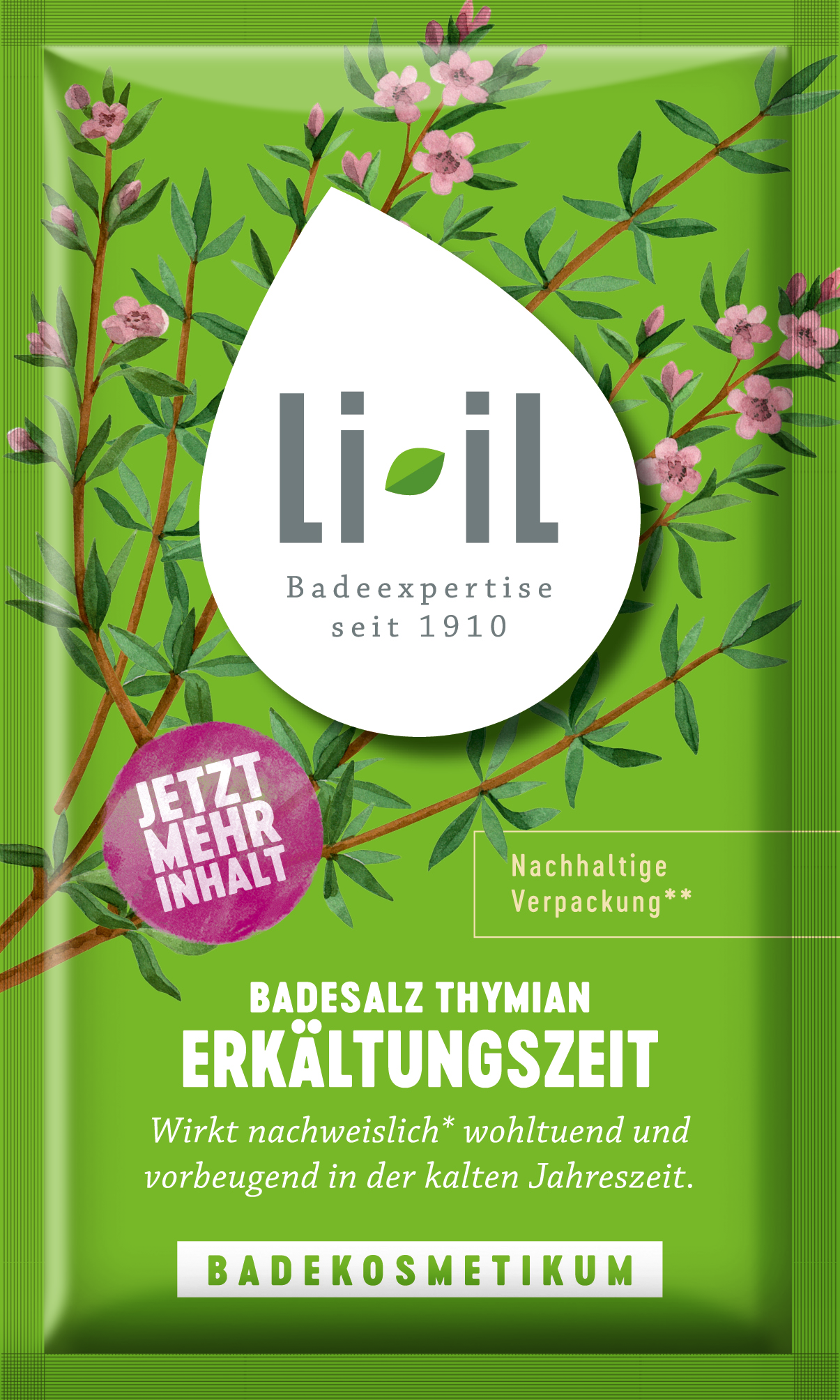 Li-iL Badesalz Thymian Erkältungszeit